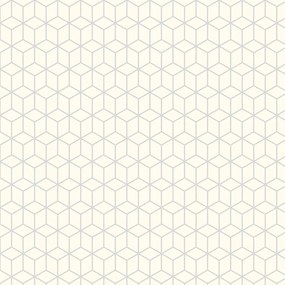 Papel de Parede Cubos Begê