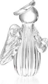 Mini Anjo Uriel Cristal Murano G - Transparente  Transparente