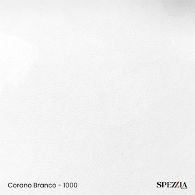 Cabeceira Dubai Para Cama Box Casal 140 cm Corino - D'Rossi - Branco