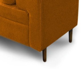 Recamier Casal Queen 160cm Turim Linho Laranjado - Simbal