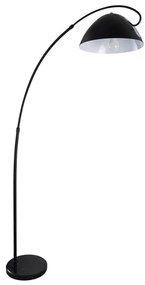 Luminaria De Piso Metal Marmore Preto Lazio