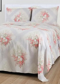 Jogo de Cama Floral Casal 3 Peças