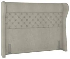 Cabeceira Cama Box Casal 140cm Trinidad Z37 Boucle Cru - Mpozenato