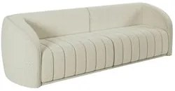 Sofá Living Decorativo 4 Lugares 332cm Meris M22 Boucle Cru - Mpozenat