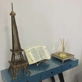 Torre Eiffel Decorativa Corte Laser MDF Cru 60cm - D'Rossi