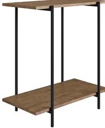 Mesa Lateral Tube 27869 Vermont/Preta - Artesano