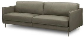 Sofá Dante 2 Módulos Couro Natural Estrutura Madeira de Lei Eucalipto Design Artesanal