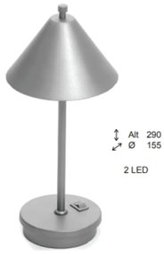Abajur Freedon Cúpula Conica Indireta Ø15,5X29Cm 1Xled 0,5W 3000K - Ol... (DOURADO FOSCO, 220V)