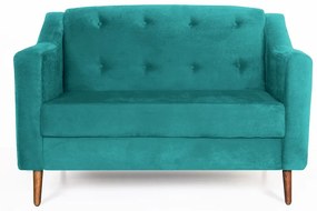 Namoradeira Bruna Pé Palito Suede Azul Tiffany