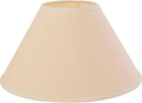 Cupula Para Abajur Tecido Bege 42Cm