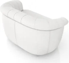 Sofá 2 Lugares 150cm e Poltrona Lykan Boucle Cru Z32        - Mpozenat