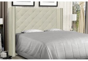 Cabeceira Cama Box Casal Queen 160cm Vicenza Corano Bege - Sheep Estofados - Bege