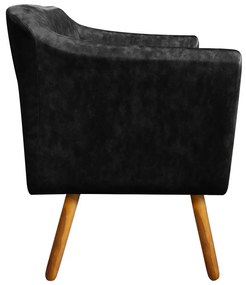 KIT 02 POLTRONAS JULIA CORANO PRETO COM