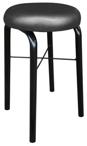 Banqueta Baixa Manu Corino D03 - D'Rossi - Preto