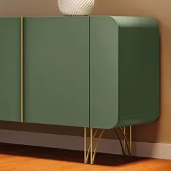Balcão Aparador Buffet Piacente H01 Verde Pistache - Mpozenato
