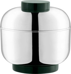 Bowl Volupté Largo Pequeno Prata C/ - Resina Verde  Resina Verde