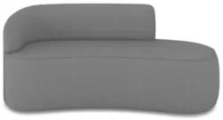 Sofá 3 Lugares 180cm Wendi e Poltrona Steve Linho Grafite I01  - Mpoze