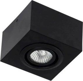 Plafon De Sobrepor Aluminio 11X11cm - PRETO