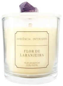 Vela Flor de laranjeira Ametista  Ametista