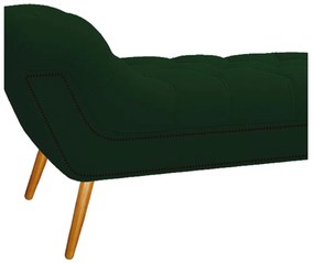 Calçadeira Estofada Veneza 160 cm Queen Size Suede Verde - ADJ Decor