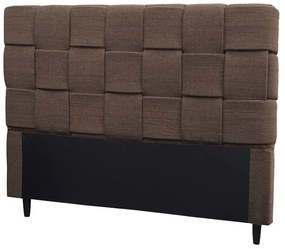 Cabeceira Cama Box Casal 140 cm Ravena Linho Marrom - Simbal - Marrom