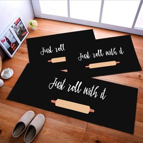Jogo de Tapete de Cozinha, Just Roll - 3 Pças