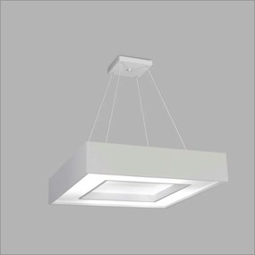 Pendente Quadrado Cherry 8L E27 60X60X12Cm | Usina 4541/62 (PT - Preto Texturizado)