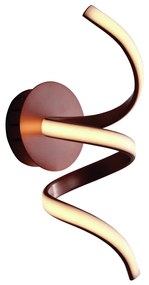 Arandela Worm 16X14X32Cm Led 10W 3000K Bivolt Aluminio / Cobre | Studi... (Cobre)