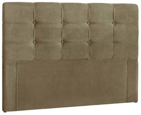 Cabeceira Painel Cama Box Casal 140cm Ana Luísa Suede Marrom - Sheep Estofados - Marrom