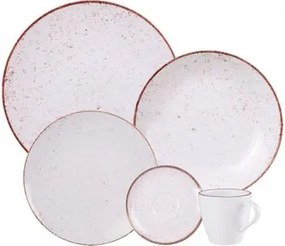 Aparelho de Jantar Tramontina Rústico Marrom Porcelana 20 Peças