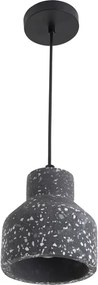 Pendente Metal Granilite Terrazzo - PRETO