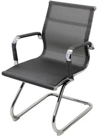 Cadeira Eames Telinha Fixa Cinza Cromada - 29079 Sun House