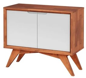 Buffet Uriel 2 Portas Natural e Branco - Wood Prime MP 27558