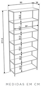 Roupeiro Closet Estantes Cabideiro Mesa Estilo Industrial