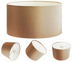 Cúpula Abajur Cilíndrica Cp-7026 Ø55x25cm Palha