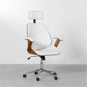 Cadeira de Escritório Lisboa Giratória – Branco
