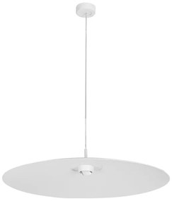 Pendente Led Alumínio 17w 60° 3000k Ø90cm Platô - BRANCO