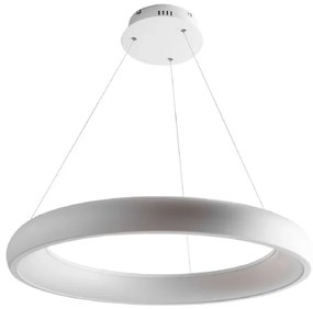 Pendente Led Metal Redondo 36W 3000K Yamamura - BRANCO