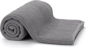Peseira Literie Tricot Cléa Gris - King  King