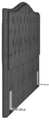 Cabeceira Cama Box Casal Queen 160cm Siena Z37 Linho Cinza - Mpozenato