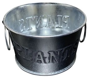 Vaso Decorativo em Metal Prata 5,5cm - D'Rossi