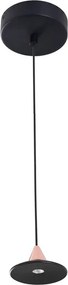 Pendente Led Aluminio 7W 3000K 10Cm Marionete - PRETO