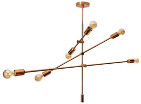 Pendente Bloss C/ Porta Soquete S/ Globos Ø114X73X92Cm 6L E27 Metal |... (MT-M Mate Metálico)