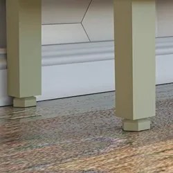 Armário de Cozinha 4 peças Balcão com Tampo 120cm Lina07 K02 Vanilla/F