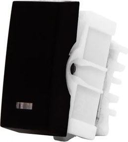 Modulo Interruptor Paralelo Com Led Preto Inova Pro Class