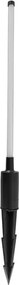 Espeto Led Aluminio Preto 6W 3000K Ip65 Vertical