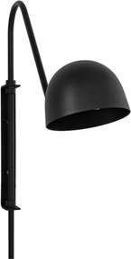 Arandela Aluminio Preto Shell