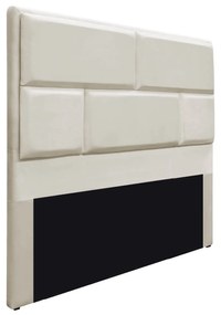Cabeceira Casal Brick P02 140 cm para cama Box Linho - ADJ Decor