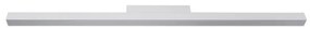 Plafon Led Sobrepor Retangular 24W Luz Amarela Fit - BRANCO