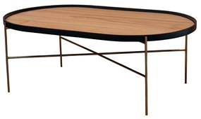 Mesa de Centro Oval Art Deco
